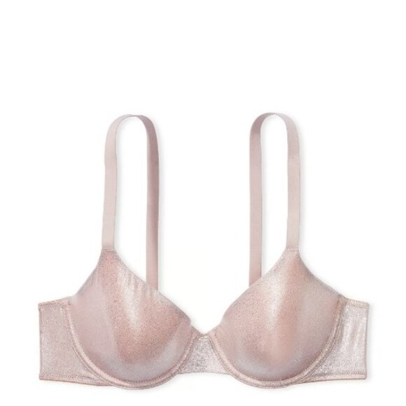 38D Victoria Secret Very Sexy Lightly Lined Shimmer Full Bra Pale Plum nwt - Picture 3 of 12